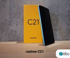 Realme C21 32GB Cross Blue Idealny stan Dual SIM Tanio Jak nowy OKAZJA - 1